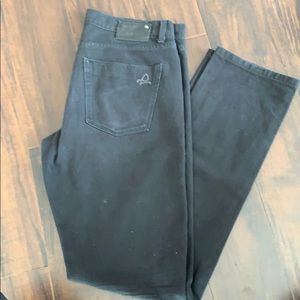 DL1951 black denim slim straight